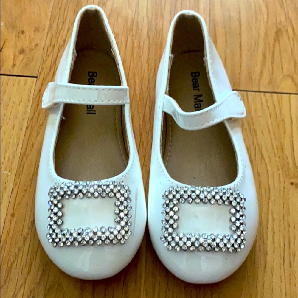 2/$20 White ballet ballerina shoes size 9